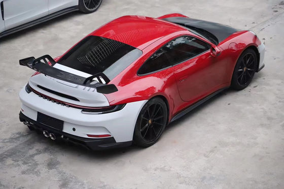 PP Bahan Plastik Body Kit untuk Porsche911 992 992 Upgraded GT3 Style Depan dan Belakang Bumper Side Skirt Spoiler Hood Body Kit