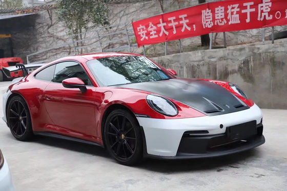 PP Bahan Plastik Body Kit untuk Porsche911 992 992 Upgraded GT3 Style Depan dan Belakang Bumper Side Skirt Spoiler Hood Body Kit