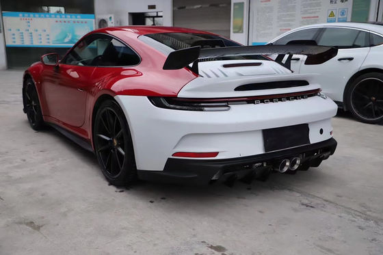 PP Bahan Plastik Body Kit untuk Porsche911 992 992 Upgraded GT3 Style Depan dan Belakang Bumper Side Skirt Spoiler Hood Body Kit