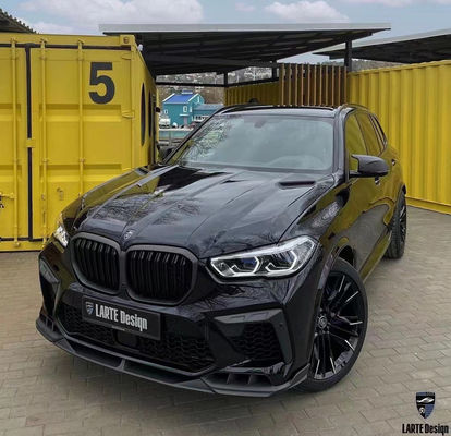 Auto Parts for BMW X5M F95 Carbon Fiber Body Kit X5M F95 Upgraded LD-style Front Shovel Diffuser Spoiler Body Kit