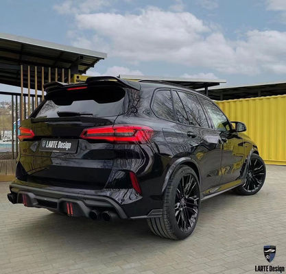 Auto Parts for BMW X5M F95 Carbon Fiber Body Kit X5M F95 Upgraded LD-style Front Shovel Diffuser Spoiler Body Kit