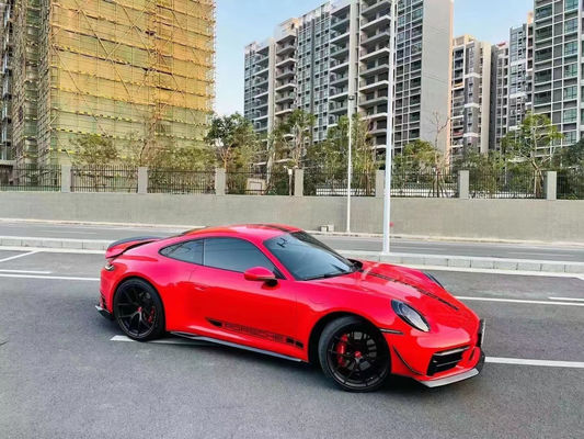 untuk Porsche 992 Karbon fiber Body Kit 992 Karbon fiber lip depan diffuser sisi rok spoiler fender hood