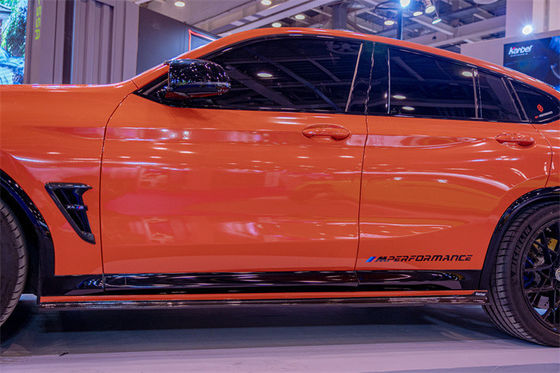 Bagian Otomotif untuk BMW X4M Carbon Fiber Body Kit X4M Carbon Fiber Front Scoop Diffuser Spoiler Hood Body Kit