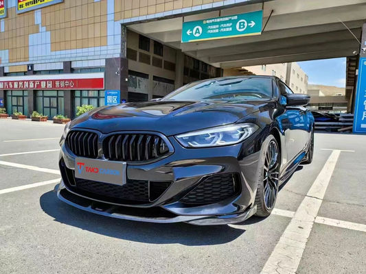 Auto Parts for BMW 8 Series G14 G15 G16 840i Carbon Fiber Body Kit 840i Carbon Fiber Front Scoop Diffused Spoiler Side Skirt