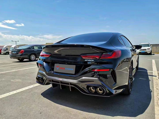 Auto Parts for BMW 8 Series G14 G15 G16 840i Carbon Fiber Body Kit 840i Carbon Fiber Front Scoop Diffused Spoiler Side Skirt