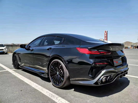 Auto Parts for BMW 8 Series G14 G15 G16 840i Carbon Fiber Body Kit 840i Carbon Fiber Front Scoop Diffused Spoiler Side Skirt