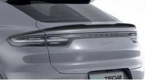 Untuk Porsche Cayenne Carbon Fiber Body Kit Cayenne Carbon Fiber Front Lip Diffuser Spoiler Top Wing Hood Side Skirt