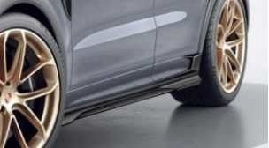 Untuk Porsche Cayenne Carbon Fiber Body Kit Cayenne Carbon Fiber Front Lip Diffuser Spoiler Top Wing Hood Side Skirt