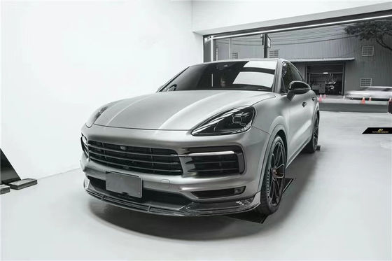 Untuk Porsche Cayenne Coupe Carbon Fiber Body Kit Cayenne Coupe Upgraded FD-style Carbon Fiber Front Lip Diffuser Body Kit