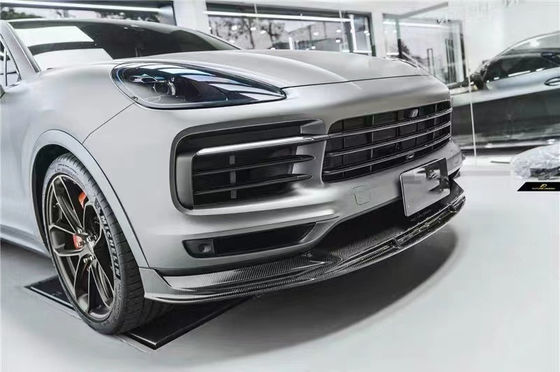 Untuk Porsche Cayenne Coupe Carbon Fiber Body Kit Cayenne Coupe Upgraded FD-style Carbon Fiber Front Lip Diffuser Body Kit