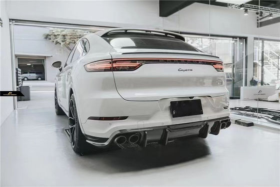 Untuk Porsche Cayenne Coupe Carbon Fiber Body Kit Cayenne Coupe Upgraded FD-style Carbon Fiber Front Lip Diffuser Body Kit
