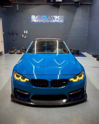 Untuk BMW M3 M4 F80F82 Carbon Fiber Body Kit M3 M4 F80F82 Upgraded Carbon Fiber Front Lip Front Spoiler