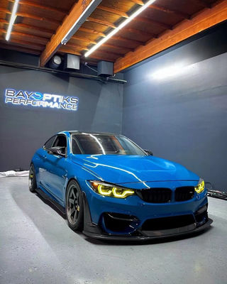 Untuk BMW M3 M4 F80F82 Carbon Fiber Body Kit M3 M4 F80F82 Upgraded Carbon Fiber Front Lip Front Spoiler