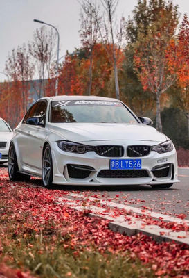 Untuk BMW M3 M4 F80F82 Carbon Fiber Body Kit M3 M4 F80F82 Upgraded Carbon Fiber Front Lip Front Spoiler