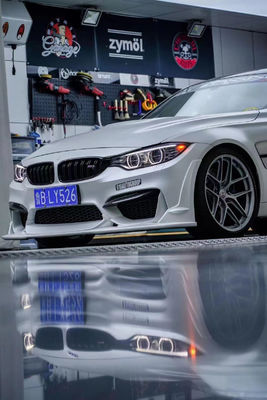 Untuk BMW M3 M4 F80F82 Carbon Fiber Body Kit M3 M4 F80F82 Upgraded Carbon Fiber Front Lip Front Spoiler
