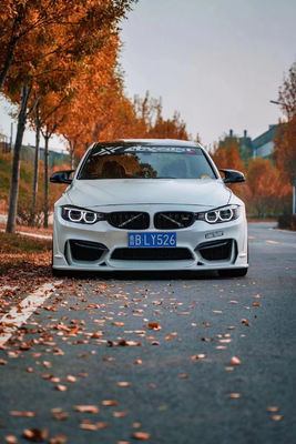 Untuk BMW M3 M4 F80F82 Carbon Fiber Body Kit M3 M4 F80F82 Upgraded Carbon Fiber Front Lip Front Spoiler