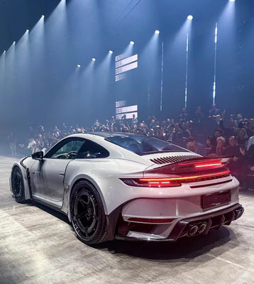 Untuk Porsche 992 Carbon Fiber Spoiler 992 Upgraded BS Style Carbon Fiber Spoiler Tail Fin