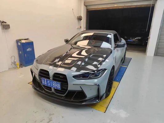 Untuk BMW G80 G82M3 M4 Carbon Fiber Body Kit G80 G82M3 M4 Upgraded Paktechz Style Front Lip Diffuser Spoiler Hood