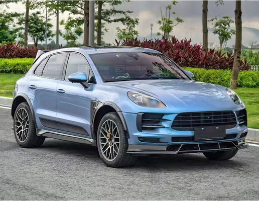 Untuk Porsche Mancan Carbon Fiber Body Kit Mancan Meningkatkan Gaya CMST Carbon Fiber Front Lip Diffuser Spoiler Widebody Kit