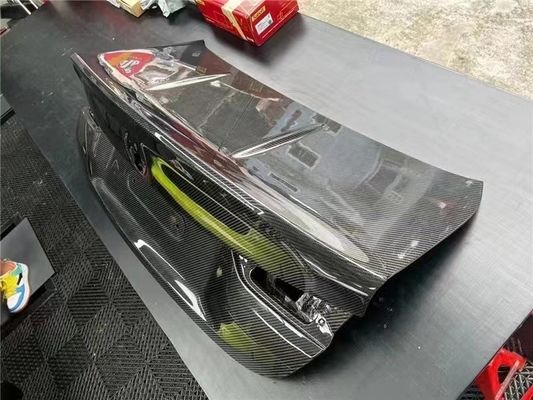 untuk BMW M3 M4 Penutup belakang serat karbon M3 M4 gaya CSL penutup batang serat karbon kering penutup belakang penutup belakang