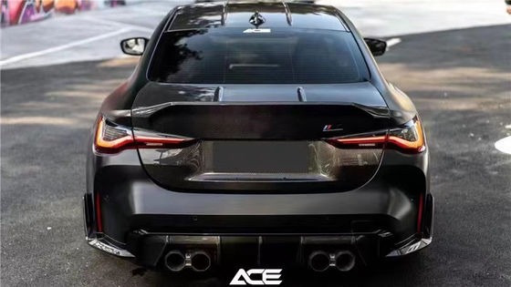 untuk BMW M3 M4 Penutup belakang serat karbon M3 M4 gaya CSL penutup batang serat karbon kering penutup belakang penutup belakang