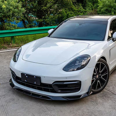 Untuk Porsche Panamera Karbon Fiber Body Kit Panamera Karbon Fiber Front Lip Diffuser Spoiler Side Skirt
