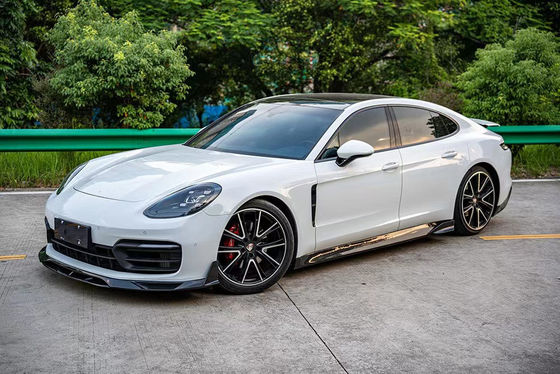 Untuk Porsche Panamera Karbon Fiber Body Kit Panamera Karbon Fiber Front Lip Diffuser Spoiler Side Skirt