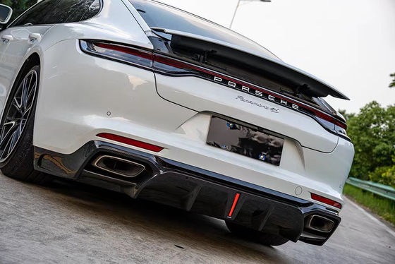 Untuk Porsche Panamera Karbon Fiber Body Kit Panamera Karbon Fiber Front Lip Diffuser Spoiler Side Skirt