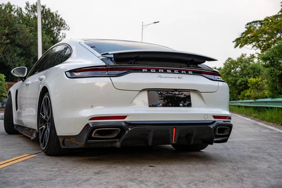Untuk Porsche Panamera Karbon Fiber Body Kit Panamera Karbon Fiber Front Lip Diffuser Spoiler Side Skirt