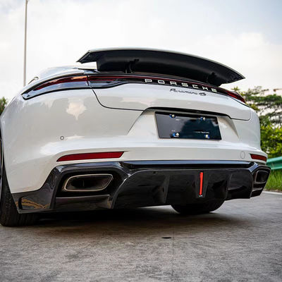 Untuk Porsche Panamera Karbon Fiber Body Kit Panamera Karbon Fiber Front Lip Diffuser Spoiler Side Skirt