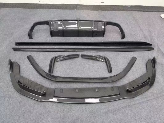 Untuk BMW M8 Karbon Fiber Body Kit M8 Upgraded Vors Style Karbon Fiber Front Lip Diffuser Spoiler Side Skirt Body Kit
