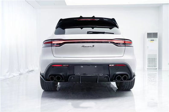 Mancan Porsche Body Kit Disesuaikan Warna Front Lip Diffuser 2022+