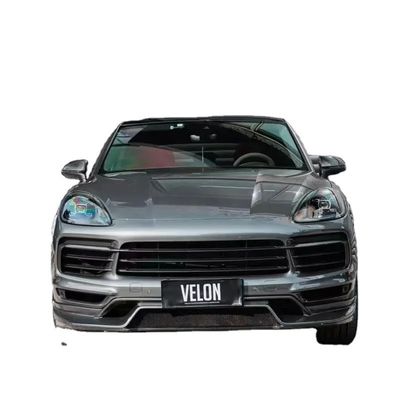 Penggantian 2019 Porsche Cayenne Body Kit Side Skirt Dry Carbon Fiber Diffuser Spoiler