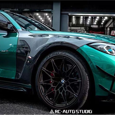 Untuk BMW M3 M4 G80 G82 Carbon Fiber Fender M3 M4 G80 G82 Upgrade AE-style Carbon Fiber Fender Ringan