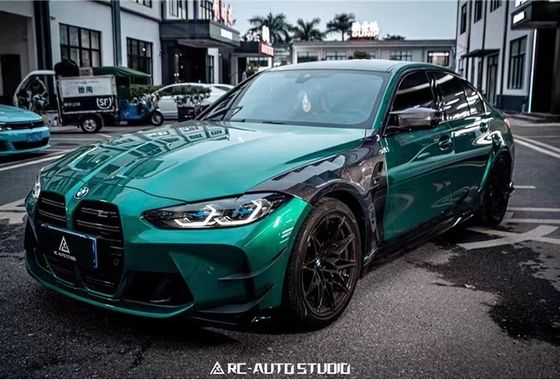 Untuk BMW M3 M4 G80 G82 Carbon Fiber Fender M3 M4 G80 G82 Upgrade AE-style Carbon Fiber Fender Ringan