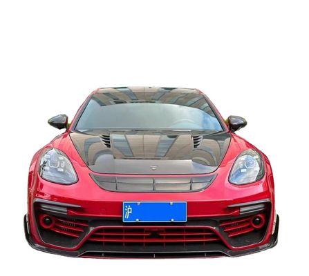 MSY Panamera 971 Body Kit Fiber Karbon Merah Ganti Front Bumper Spoiler Widebody Kit