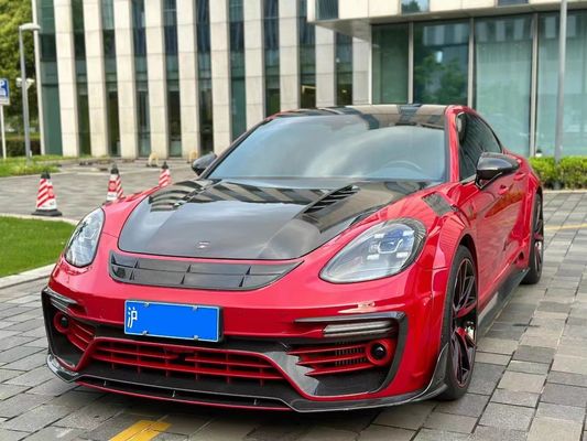 MSY Panamera 971 Body Kit Fiber Karbon Merah Ganti Front Bumper Spoiler Widebody Kit