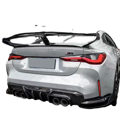 Untuk BMW Seri 4 G80 G82 M3 M4 Spoiler Serat Karbon G80 G82 M3 M4 Upgraded GTR Style Spoiler Wing