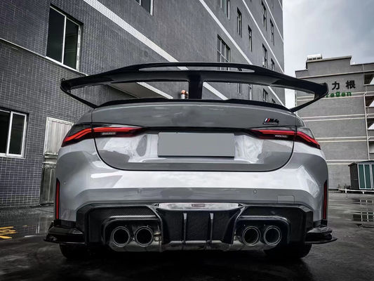 Untuk BMW Seri 4 G80 G82 M3 M4 Spoiler Serat Karbon G80 G82 M3 M4 Upgraded GTR Style Spoiler Wing