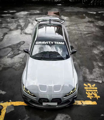 Untuk BMW Seri 4 G80 G82 M3 M4 Spoiler Serat Karbon G80 G82 M3 M4 Upgraded GTR Style Spoiler Wing