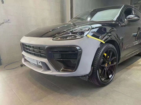 Cayenne Porsche Body Kit Fiber Karbon Kering MTR Gaya depan Lip Diffuser