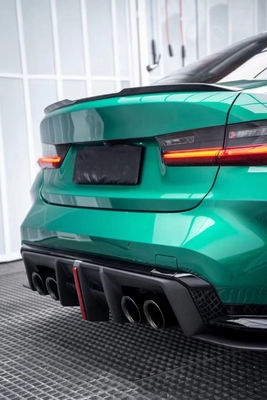 Untuk BMW G80 G82 M3 M4 Carbon Fiber Body Kit G80 G82 M3 M4 Upgraded AE Style Front Lip Diffuser Spoiler Side Skirt Body Kit