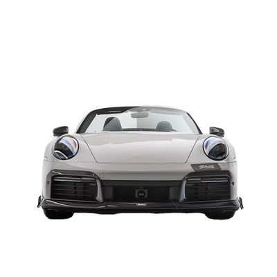 Perbaikan Porsche 992 Body Kit BS Style Turbo Widebody Diffuser Spoiler Serat Karbon Kering