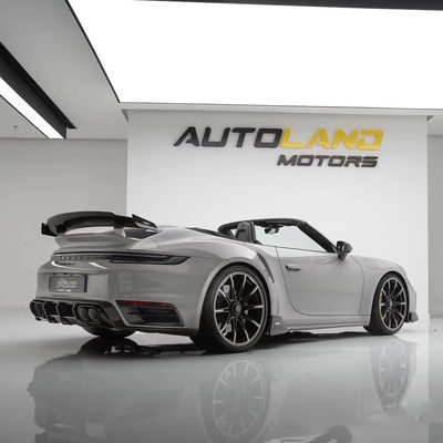 Perbaikan Porsche 992 Body Kit BS Style Turbo Widebody Diffuser Spoiler Serat Karbon Kering
