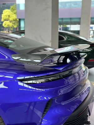 Taycan Porsche Body Kit Taycan Wch Style Carbon Fiber Spoiler Wing