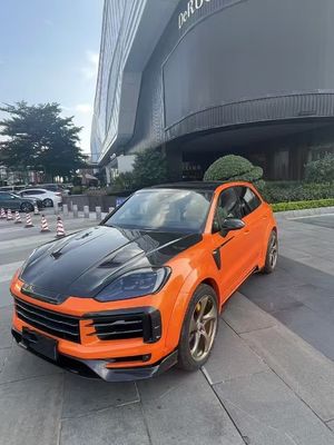 Porsche Cayenne Widebody Body Kit MSY Style Front Lip Diffuser Spoiler Body Kit Porsche