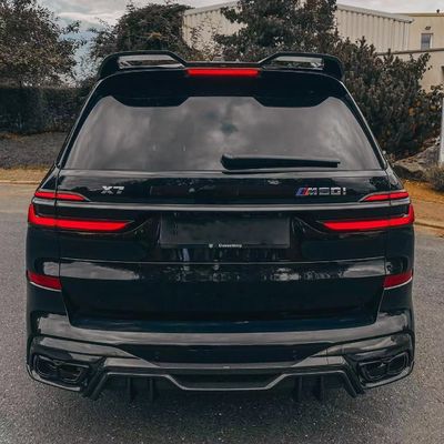 Untuk BMW X7 Carbon Fiber Body Kit X7 Upgraded LD-style Carbon Fiber Front Lip Diffuser Spoiler Hood Body Kit