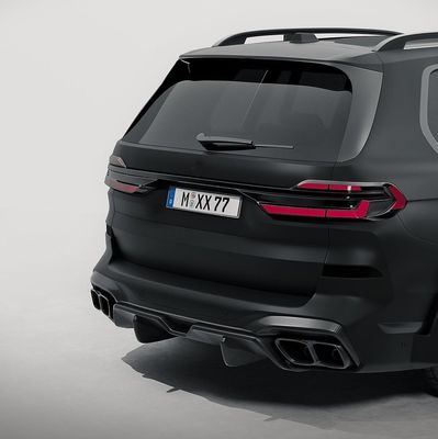 Untuk BMW X7 Carbon Fiber Body Kit X7 Carbon Fiber Front Lip Diffuser Spoiler Hood Side Skirt Wide Body Kit