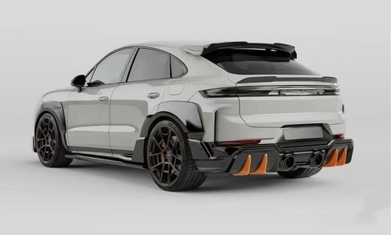 2018 - 2024 Porsche Cayenne Body Kit TH Style Diffuser Spoiler Hood Car Wheel Arch
