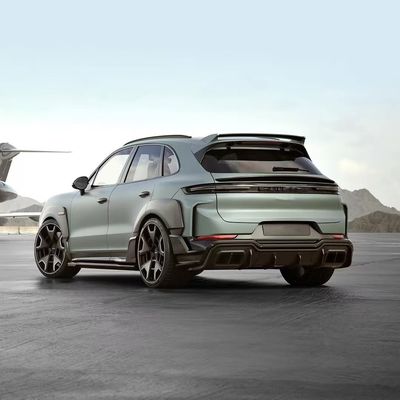 2018 - 2024 Porsche Cayenne Body Kit TH Style Diffuser Spoiler Hood Car Wheel Arch